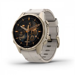 Fenix 8, 43 мм Amoled Sapphire золотистый серый кожаный ремешок 010-02903-40 47143 - фото 117560