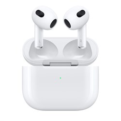 Беспроводные наушники AirPods 3 белого цвета MME73RU