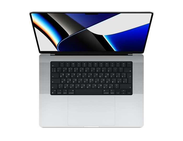 MacBook Pro 16, M1 Pro (10c CPU, 16c GPU), RAM 16 ГБ, SSD 512 ГБ, русская раcкладка (KB-RS), Silver (Серебристый), MK1E3RU/A MK1E3RU - фото 12094