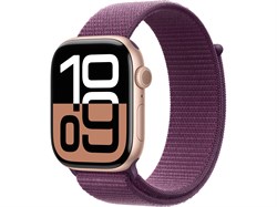 Watch Series 10 42 мм Rose Gold (Розовое золото) Алюминиевый корпус с Plum Sport Loop MWWY3-MXKY3-MWWK3