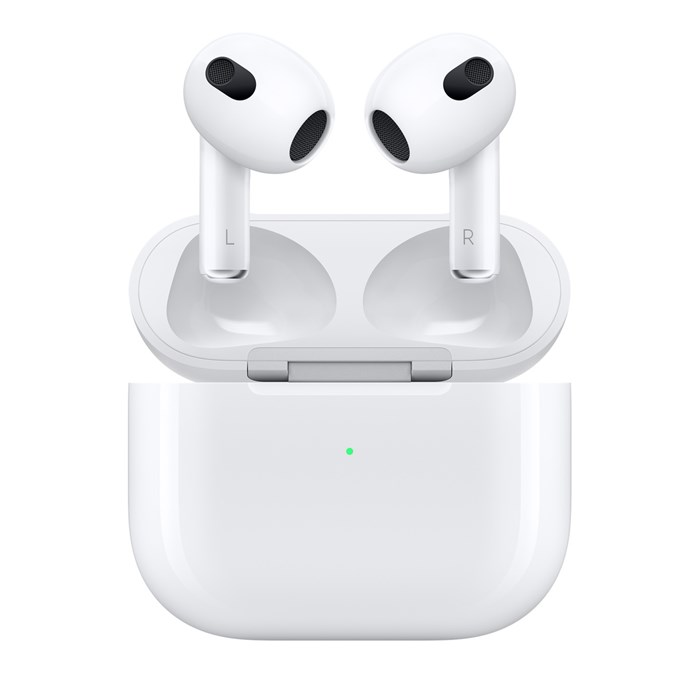 Беспроводные наушники AirPods 3, белого цвета MME73RU - фото 12826