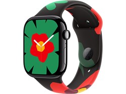 Watch Series 10 46 мм Jet Black (Глянцевый чёрный) Алюминиевый корпус с Black Unity Sport Band - Unity Bloom - S/M (140-190 мм) MWX13-MYGW3