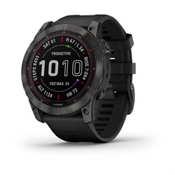 Fenix 7x Sapphire Solar титановый угольно-серый DLC с силик. Ремешком 010-02541-11 010-02541-11