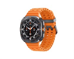 Galaxy Watch Ultra (2025) 47mm / Bluetooth + 4G Titanium Gray (Серый титан) Marine Band Orange S/M/L SM-L705F* SM-L705FZA2