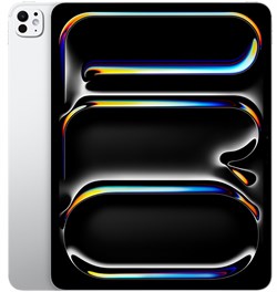 iPad Pro 13 M5, 256 ГБ, LTE, Silver (Серебристый) Стандартное стекло ME7X4