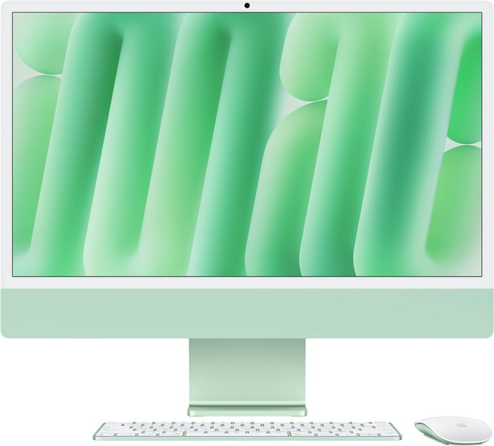 iMac 24, M4 (10c CPU, 10c GPU), RAM 16 ГБ, SSD 512 ГБ, английская раcкладка (KB-US), Green (Зелёный), MWV03**/A, Standard glass MWV03LL - фото 20780