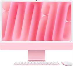 iMac 24 M4 (10/10) 24GB 512GB русская клавиатура (KB-RS) Pink (Розовый) Z1ER000UN, Standard glass Z1ER000UN - фото 27290