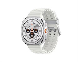 Galaxy Watch Ultra (2025) 47mm / Bluetooth + 4G Titanium White (Белый титан) Marine Band White S/M/L SM-L705F* SM-L705FAW2 - фото 27802
