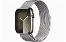 Watch Series 9 45 мм корпусс из нержавеющей стали Серебристый MRQM3 миланский браслет цвет Серебристый 22391 - фото 37147