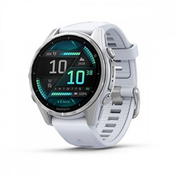 Fenix 8, 43 мм Amoled серебристый корпус белый ремешок 010-02903-00 24228 - фото 44051