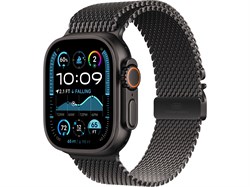 Watch Ultra 2 49 мм Чёрный Титан корпус c Чёрный Титан с Titanium Milanese Loop ремешком - S (130-160 мм) 34440 - фото 75581
