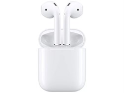 Беспроводные наушники AirPods 2 белого цвета 37134 - фото 84179