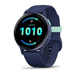 Vivoactive 5 синие с металлически-синим безелем и силиконовым ремешком 010-02862-12 41435 - фото 99245