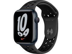 Watch Series 7 41 мм корпус из алюминия в цвете Midnight (Тёмная ночь) Спортивный ремешок Nike MKN43RU 42608