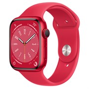 Watch Series 8 45 мм корпус из алюминия в цвете (ProDUCT)RED (Красный) спортивный ремешок в цвете (ProDUCT)RED (Красный) два ремешка в комплекте 42879
