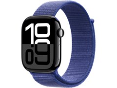 Watch Series 10 42 мм Jet Black (Глянцевый чёрный) Алюминиевый корпус с Ultramarine Sport Loop 45971