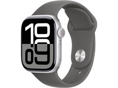 Watch Series 10 46 мм Silver (Серебристый) Алюминиевый корпус с Stone Gray Sport Band - M/L (160-210 мм) 45981