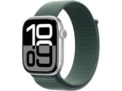 Watch Series 10 46 мм Silver (Серебристый) Алюминиевый корпус с Lake Green Sport Loop 46000