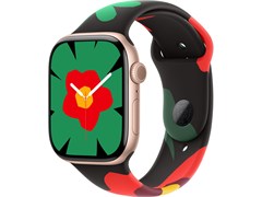 Watch Series 10 46 мм Rose Gold (Розовое золото) Алюминиевый корпус с Black Unity Sport Band - Unity Bloom - M/L (160-210 мм) 46025