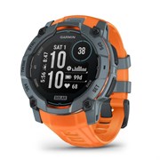 Instinct 3, 50 мм Solar серый с оранжевым ремешком 010-02935-01 47194
