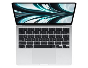 MacBook Air 13, M2 (8c CPU, 8c GPU), RAM 8 ГБ, SSD 256 ГБ, английская раcкладка (KB-US), Silver (Серебристый), MLXY3**/A MLXY3LL