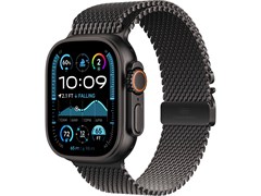 Watch Ultra 2 49 мм Чёрный Титан корпус c Чёрный Титан с Titanium Milanese Loop ремешком - S (130-160 мм) MYTC3-MXKF3-MX4W3