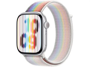 Watch Series 10, 42 мм, Silver (Серебристый), Алюминиевый корпус с Pride Edition Sport Loop MWWW3-MU9P3