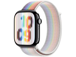 Watch Series 10, 42 мм, Jet Black (Глянцевый чёрный), Алюминиевый корпус с Pride Edition Sport Loop MWWX3-MU9P3