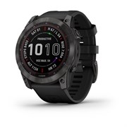 Fenix 7X Sapphire Solar титановый угольно-серый DLC с силик. Ремешком 010-02541-11