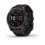 Fenix 7 Sapphire Solar титановый серый DLC с черным ремешком 010-02540-21