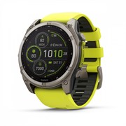 Fenix 8, 51 мм Solar Sapphire титановый серый с желтым ремешком 010-02907-21 24221