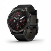 Epix Pro (Gen 2) Sapphire Edition 47 мм титановый угольно-серый DLC черный кожаный ремешок 010-02803-30 24310
