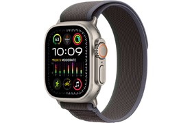 Watch Ultra 2 49 мм корпус из титана цвет ремешка Blue/Black Trail Loop размер S/M (130-180 мм) 27072