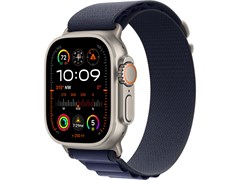 Watch Ultra 2 49 мм Натуральный Титан корпус c Navy Alpine Loop ремешком - S (130-160 мм) 28677