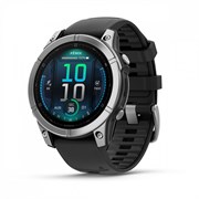 Fenix E, 47 мм Amoled серебристый стальной безель черный силиконовый ремешок 010-03025-00 29951