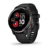 Venu 2 Plus черные с серым безелем и силиконовым ремешком 010-02496-11 29985
