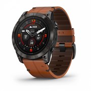 Epix Pro (Gen 2) Sapphire Edition 51 мм титановый угольно-серый DLC коричневый кожаный ремешок 010-02804-30 35760