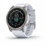 Epix Pro (Gen 2) Sapphire Edition 51 мм титановый белый DLC белый силиконовый ремешок 010-02804-11 35770