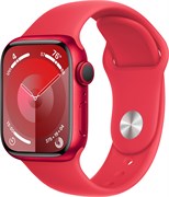 Watch Series 9 41 мм корпус из алюминия в цвете (ProDUCT)RED (Красный) спортивный ремешок в цвете (ProDUCT)RED (Красный) размер M/L (150-200 мм) 39132