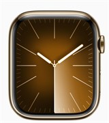 Watch Series 9 45 мм корпусс из нержавеющей стали Золотой MRQL3 блочный стальной браслет цвет Черный космос 39578