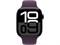 Watch Series 10 42 мм Jet Black (Глянцевый чёрный) Алюминиевый корпус с Plum Sport Band - S/M (130-180 мм) MWWX3-MXLC3