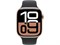 Watch Series 10 46 мм Rose Gold (Розовое золото) Алюминиевый корпус с Black Sport Band - M/L (160-210 мм) MWX23-MXM43