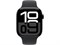 Watch Series 10 46 мм Jet Black (Глянцевый чёрный) Алюминиевый корпус с Black Sport Band - S/M (140-190 мм) MWX13-MXM23-MWWP3