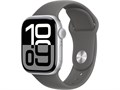 Watch Series 10, 46 мм, Silver (Серебристый), Алюминиевый корпус с Stone Gray Sport Band - S/M (140-190 мм) MWX03-MXLX3 - фото 20269